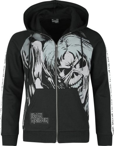 Iron Maiden EMP Signature Collection Mikina s kapucí na zip cerná/šedá