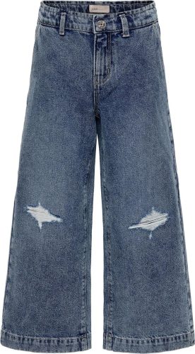 Kids Only Comet Wide Destroyed Jeans detské kalhoty modrá