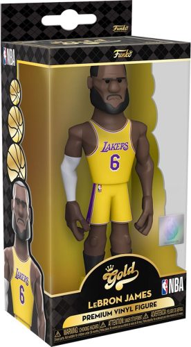 NBA Vinylová figurka Los Angeles Lakers - Lebron James Gold Premium (s možností chase) Sberatelská postava standard