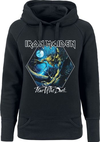 Iron Maiden Fear Of The Dark Dámská mikina s kapucí černá