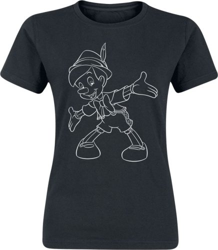 Pinocchio Open Arms Dámské tričko černá
