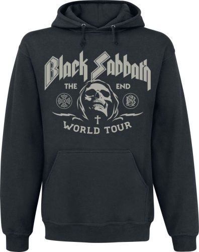 Black Sabbath The End Grim Reaper Mikina s kapucí černá