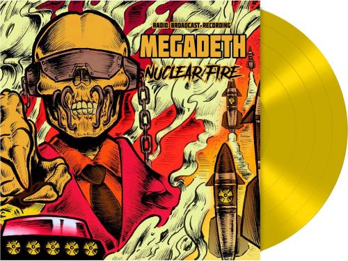 Megadeth Nuclear fire LP žlutá