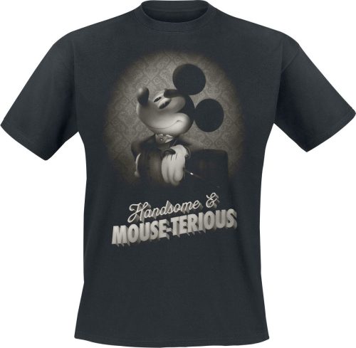 Mickey & Minnie Mouse Mouse-Terious Tričko černá