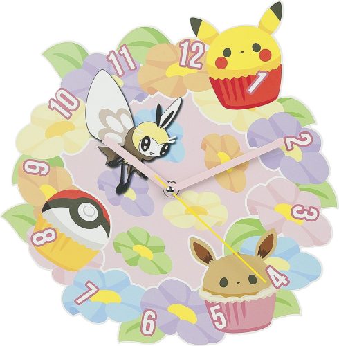 Pokémon Cupcake Nástenné hodiny standard