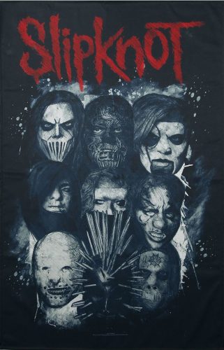 Slipknot Masks Textilní plakát vícebarevný