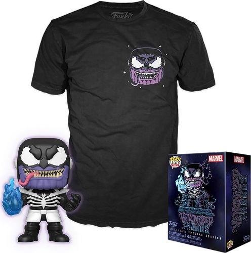 Marvel Venomized Thanos - T-Shirt plus Funko - POP! & Tee Sberatelská postava standard