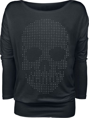 Full Volume by EMP Skull Dámské tričko s dlouhými rukávy černá