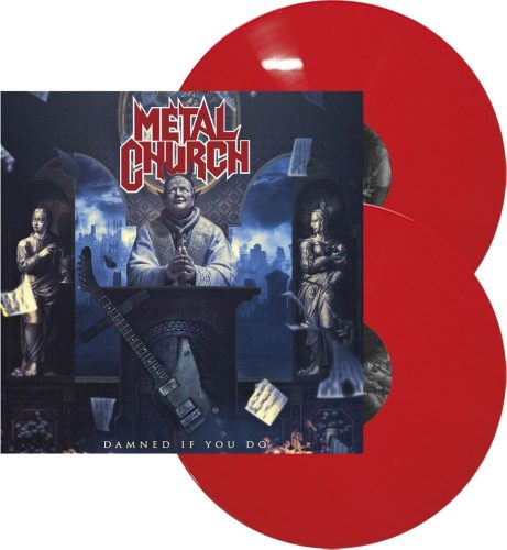 Metal Church Damned if you do 2-LP červená