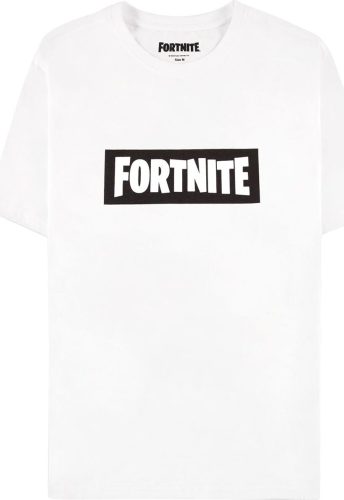 Fortnite Logo Tričko bílá