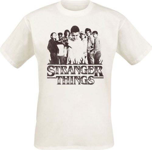 Stranger Things Group Shot Tričko přírodní