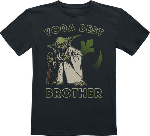 Star Wars Kids - Yoda Best Brother detské tricko černá