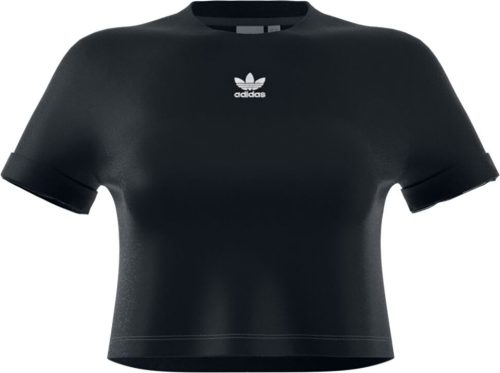 Adidas Černý crop top Dámské tričko černá