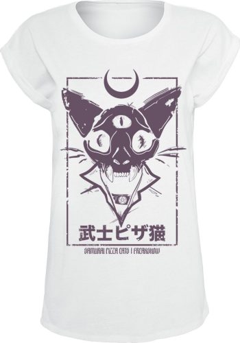 Samurai Pizza Cats Freakshow Dámské tričko bílá
