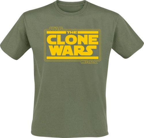 Star Wars The Clone Wars - Rebel Logo Tričko zelená