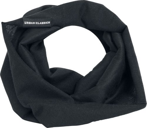 Urban Classics Lehký tubový šál kruhový šátek černá