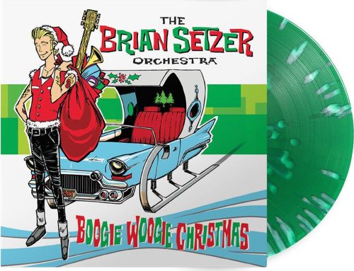 The Brian Setzer Orchestra Boogie woogie christmas LP potřísněné