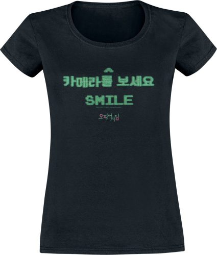 Squid Game Smile Dámské tričko černá