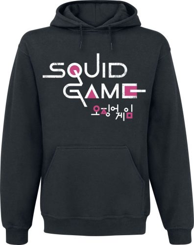 Squid Game Logo Mikina s kapucí černá