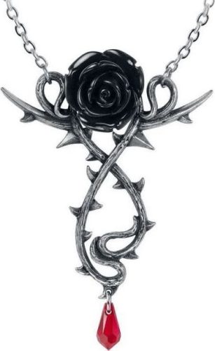 Alchemy Gothic Carpathian Rose Náhrdelník - řetízek stríbrná
