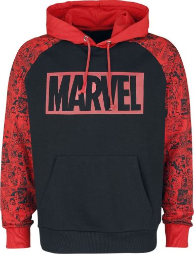 Marvel Logo Mikina s kapucí vícebarevný