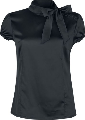 Gothicana by EMP Černé tričko s uzlem Dámské tričko černá