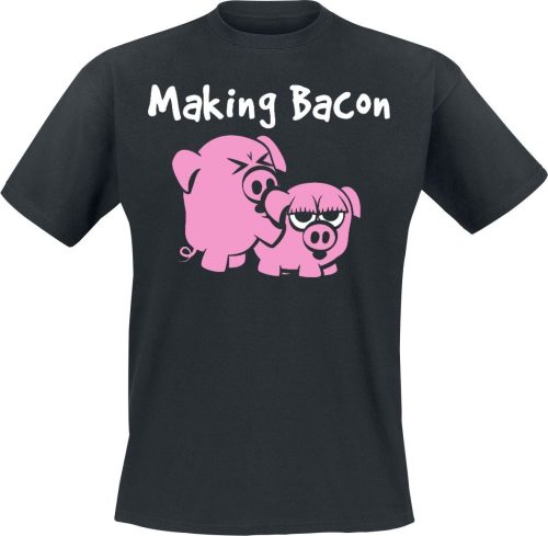 Tierisch Making Bacon Tričko černá