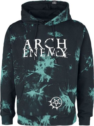 Arch Enemy EMP Signature Collection Mikina s kapucí cerná/tyrkysová