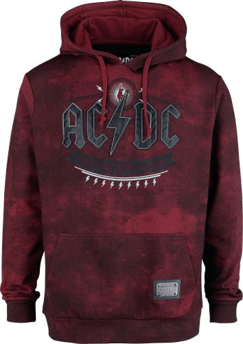 AC/DC EMP Signature Collection Mikina s kapucí tmavě červená