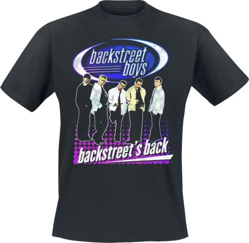 Backstreet Boys Backstreets Back Tričko černá