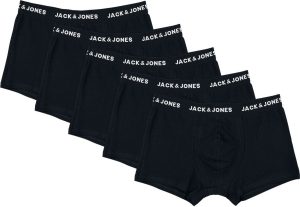 Jack & Jones Balení 5 ks boxerek JACHUEY Boxerky černá