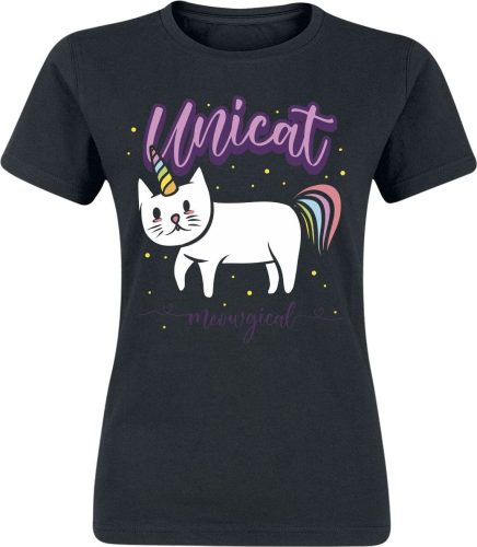 Tierisch Unicat Dámské tričko černá