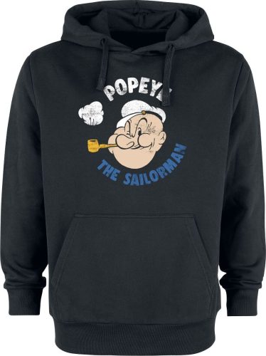 Popeye Popeye - The Sailorman Mikina s kapucí černá