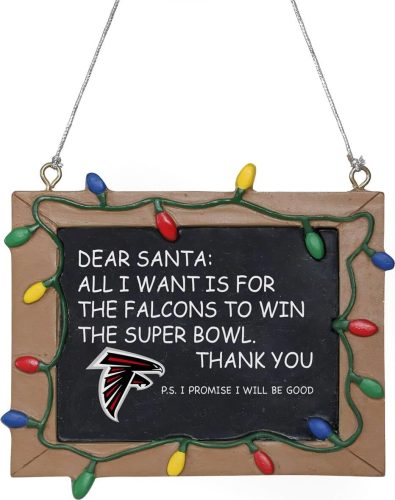 NFL Tabulka Atlanta Falcons Nástenné dekorace vícebarevný