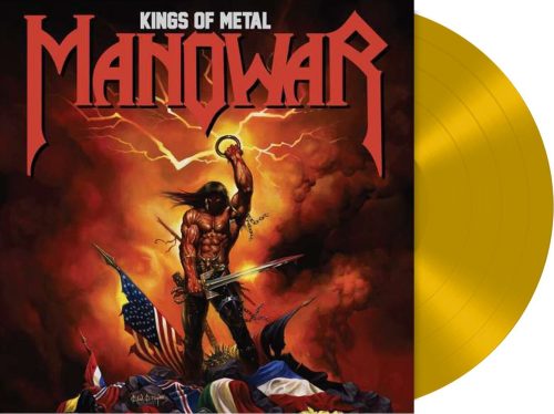 Manowar Kings of Metal LP zlatá