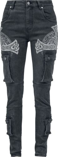 Black Premium by EMP Army Vintage Trousers Dámské kalhoty tmavě šedá