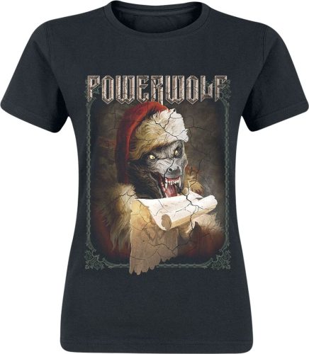 Powerwolf Wild Christmas Dámské tričko černá