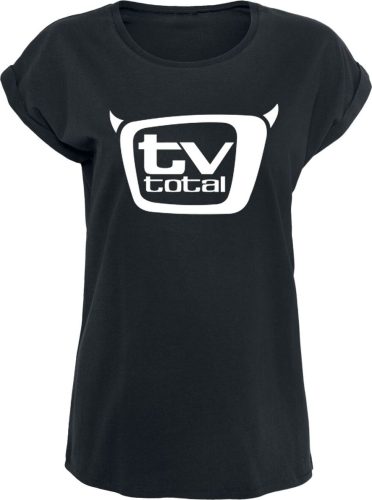 TV total Logo Dámské tričko černá