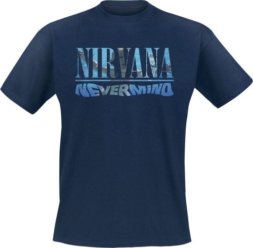 Nirvana Nevermind Tričko námořnická modrá