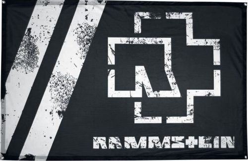 Rammstein Rammstein Textilní plakát cerná/bílá