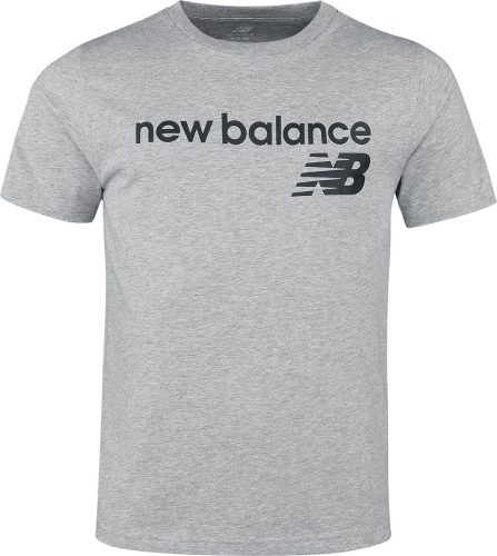 New Balance NB CLASSIC CORE LOGO T-SHIRT Tričko šedá