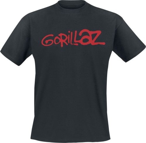 Gorillaz Spray Logo Tričko černá