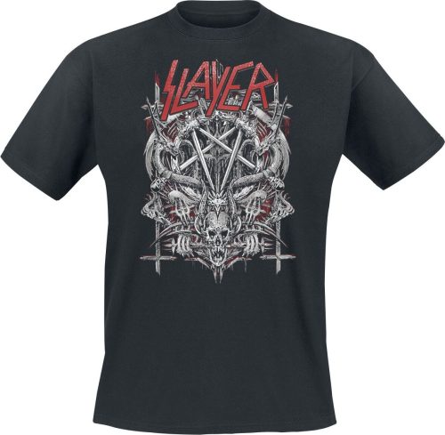 Slayer Evil Crest Tričko černá