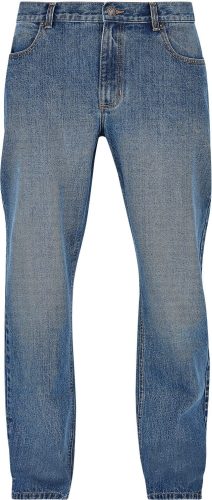 Urban Classics Rovné džíny s rozparky Džíny modrá