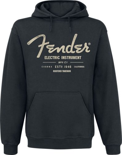 Fender Electric Instrument Mikina s kapucí černá