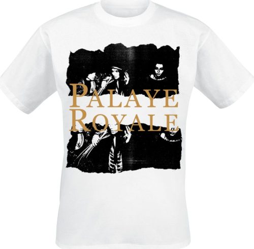 Palaye Royale Print Logo Tričko bílá