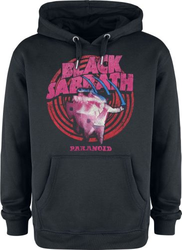 Black Sabbath Amplified Collection - Paranoid Mikina s kapucí černá
