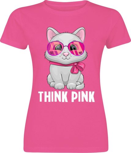 Tierisch Think Pink Dámské tričko světle růžová