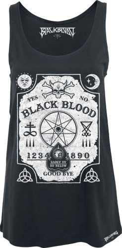 Black Blood by Gothicana Witchboard Dámský top černá