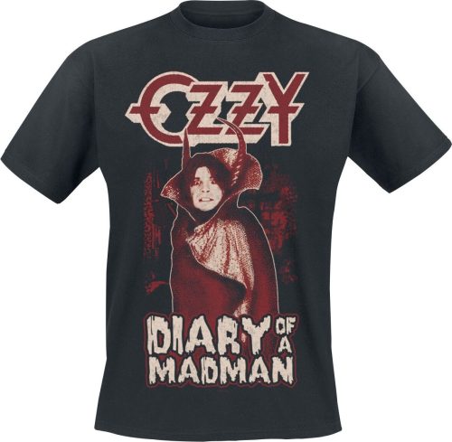 Ozzy Osbourne Madman Cloak Tričko černá
